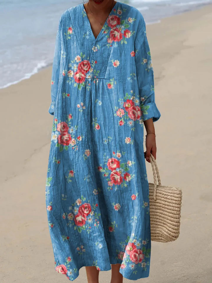 Yelina | Airy Summer Long Sleeves Dress