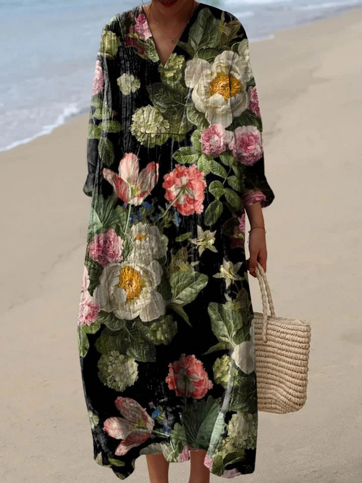 Yelina | Airy Summer Long Sleeves Dress