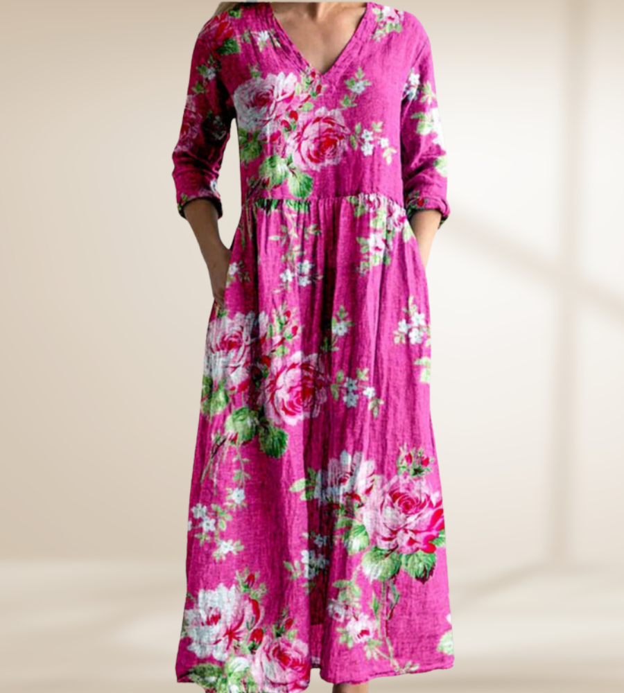 NATALIA | Breathable Cotton Blend Dress