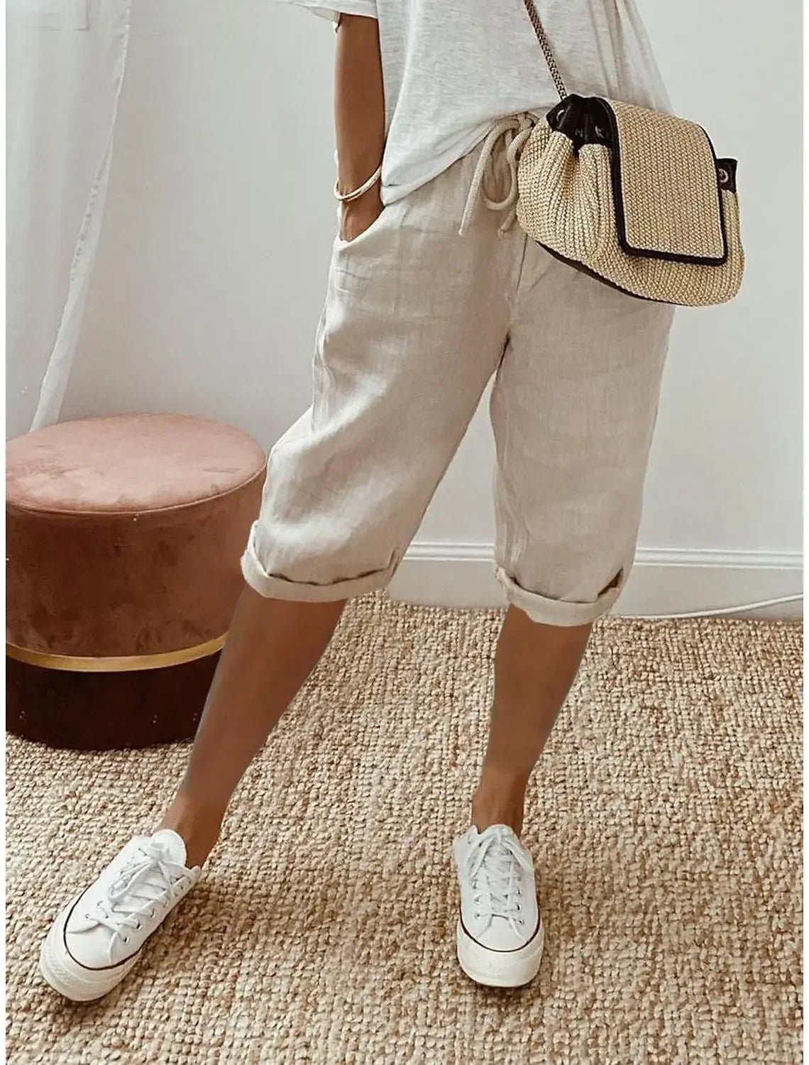 Kate I Soft-Touch Drawstring Shorts