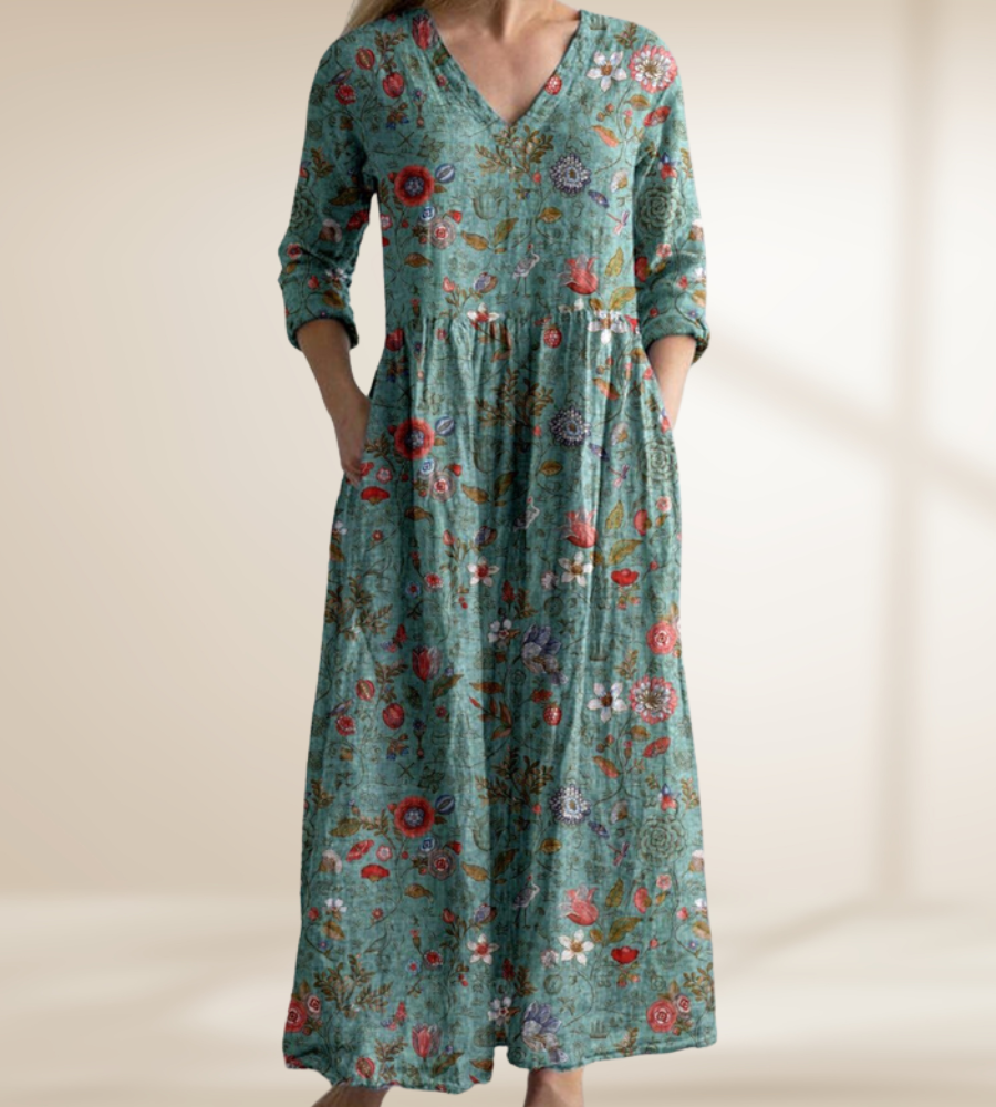 NATALIA | Breathable Cotton Blend Dress