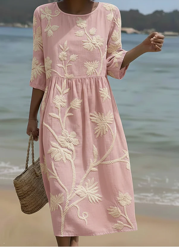 Natalie | Breathable Cotton Blend Dress