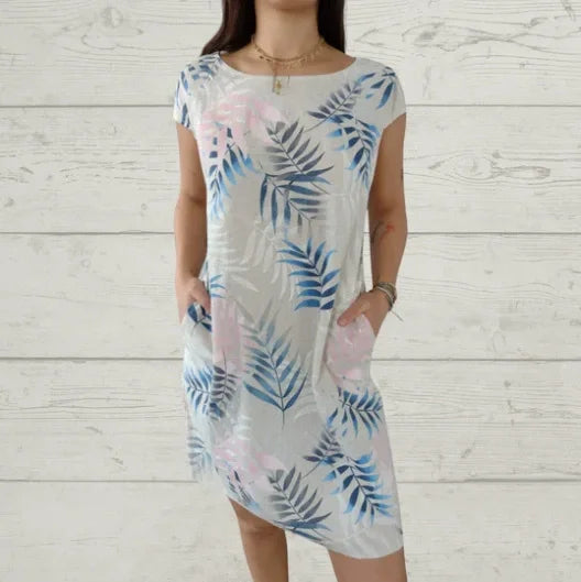 Mila | Printed Summer Dress with Pockets