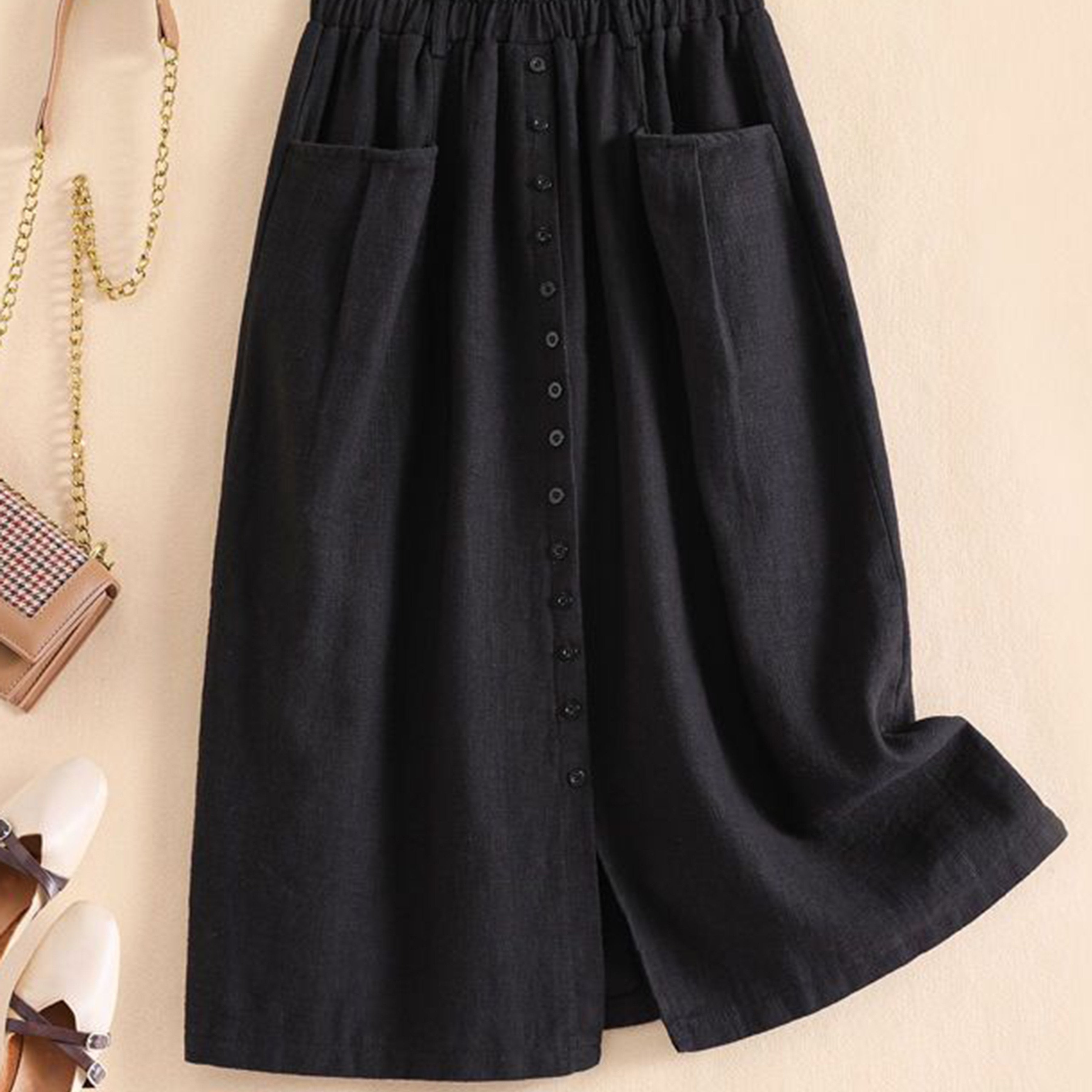Helen I Linen Summer Skirt