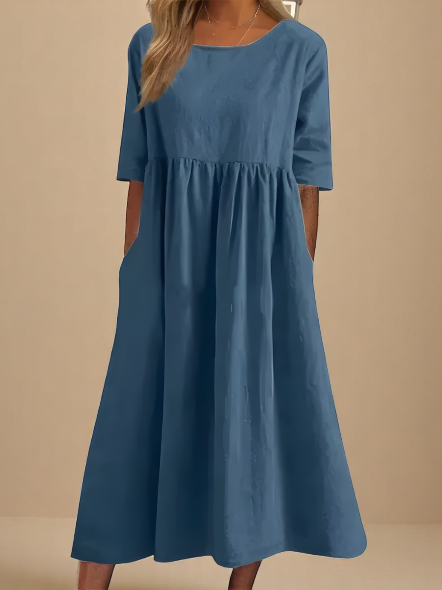 Minea - Airy Cotton Blend Dress