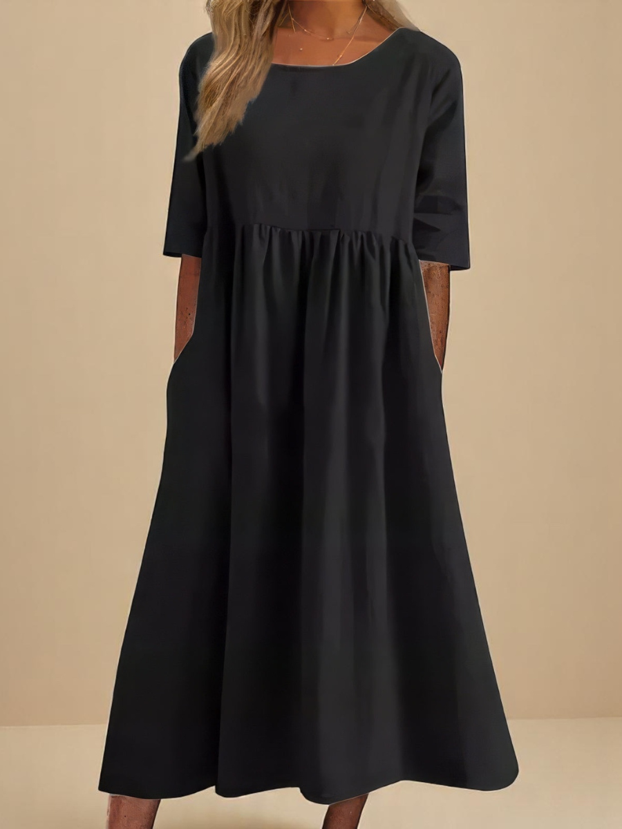 Minea - Airy Cotton Blend Dress
