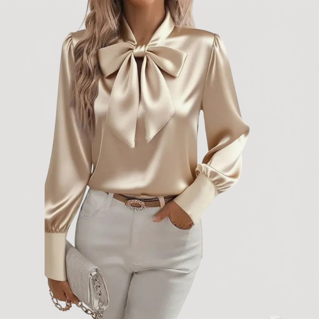 JENELLE – BOW BLOUSE