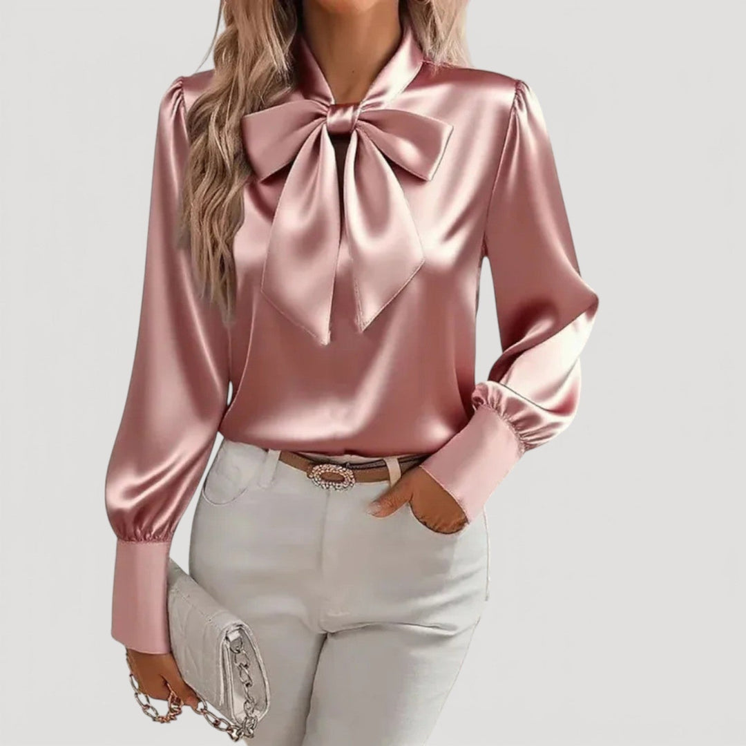 JENELLE – BOW BLOUSE