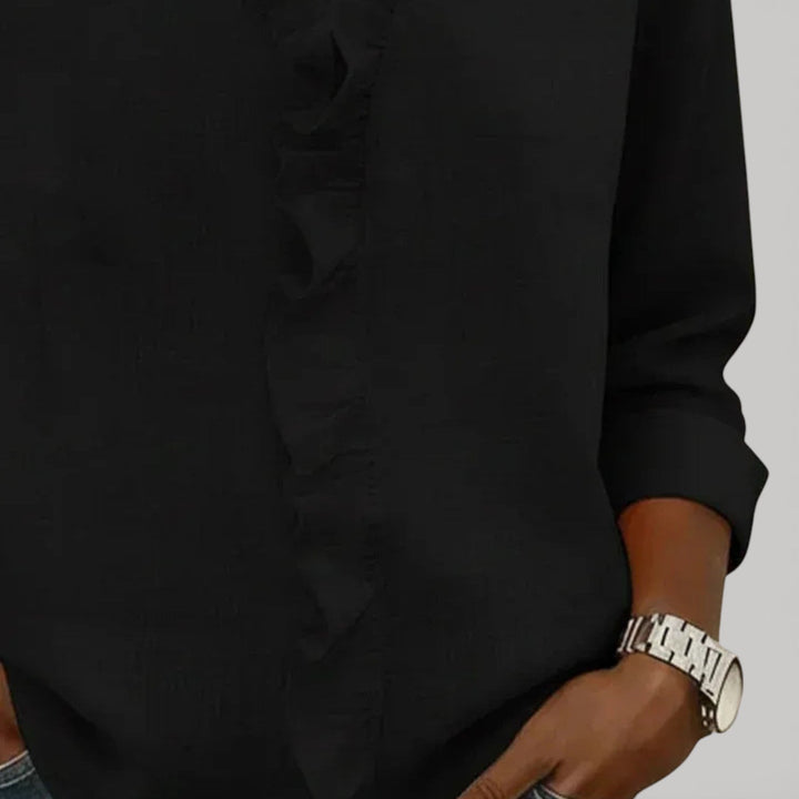 CRISTINE –  RUFFLED BLOUSE