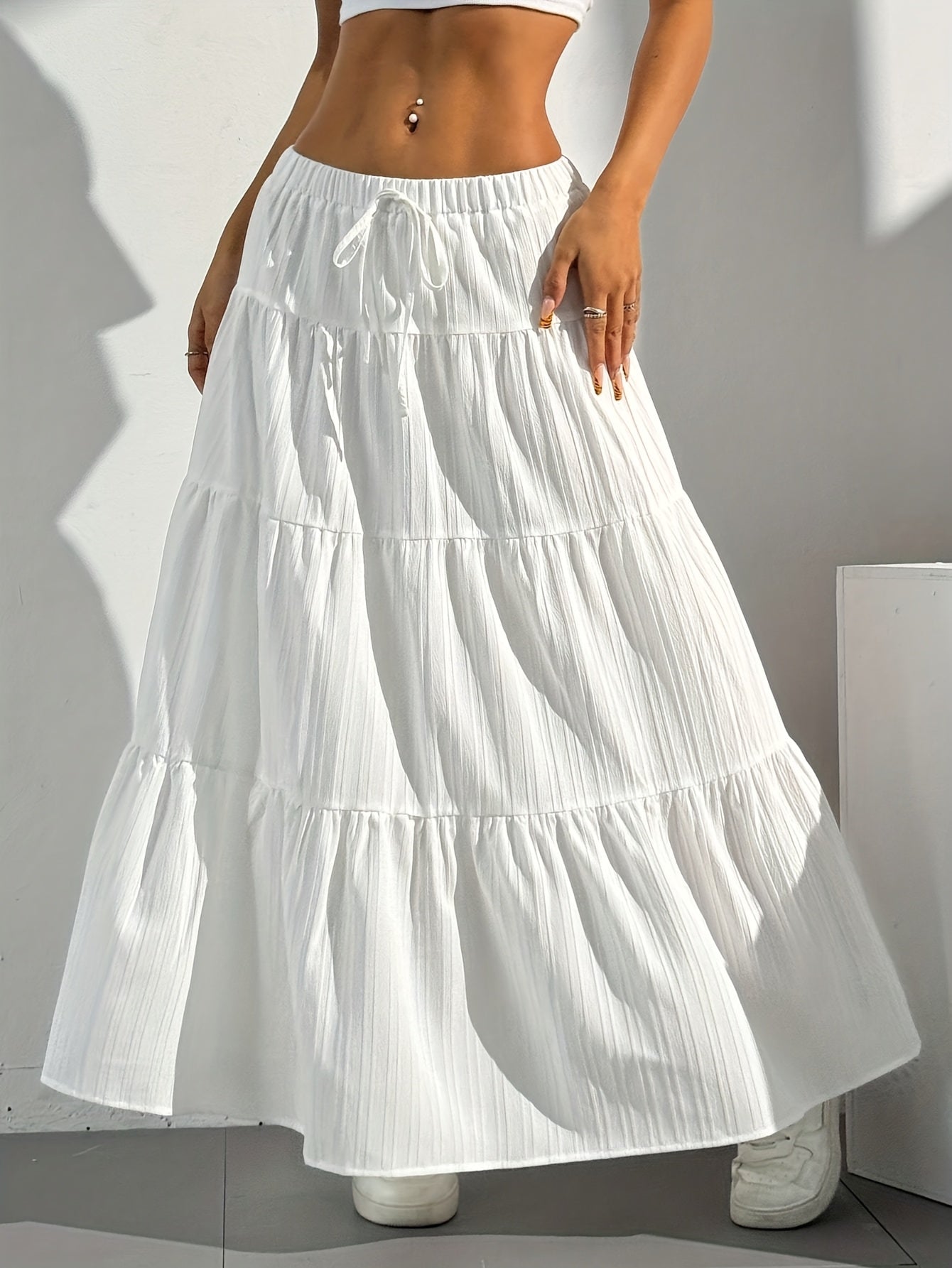 Olivia I Linen Summer Skirt