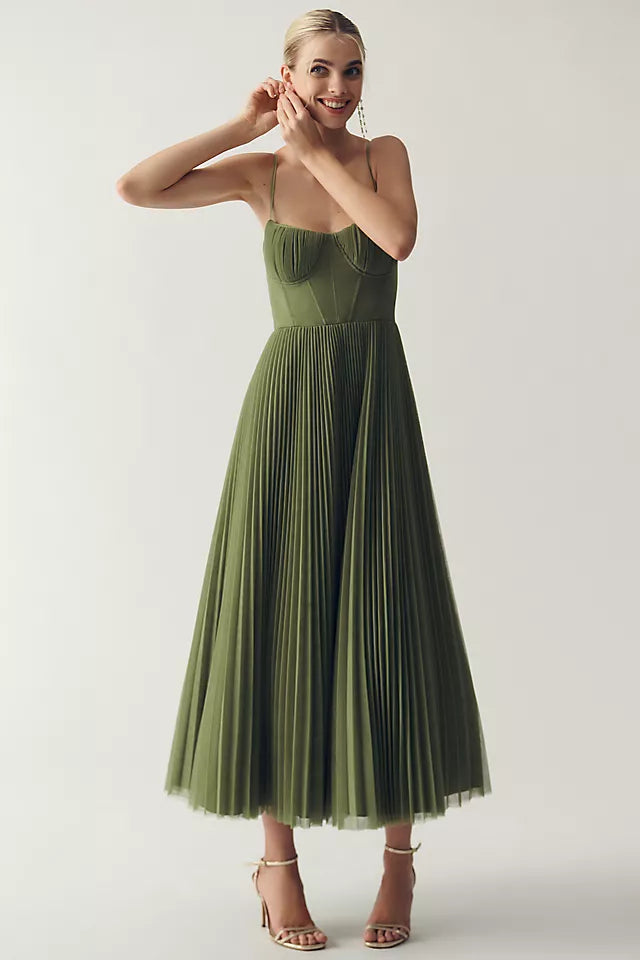 Claire | Pleated Tulle Dress