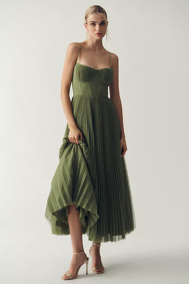 Claire | Pleated Tulle Dress