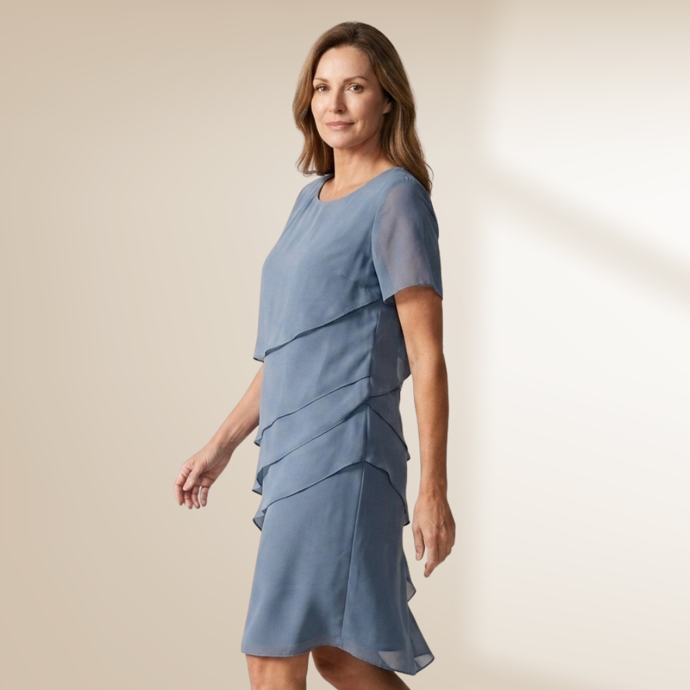 KENDRA – LAYERED MIDI DRESS
