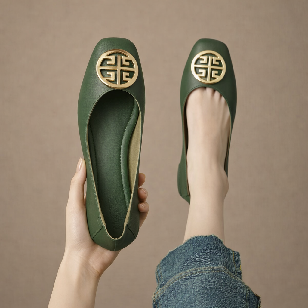 Silvana | Ballerine in Pelle Orchard