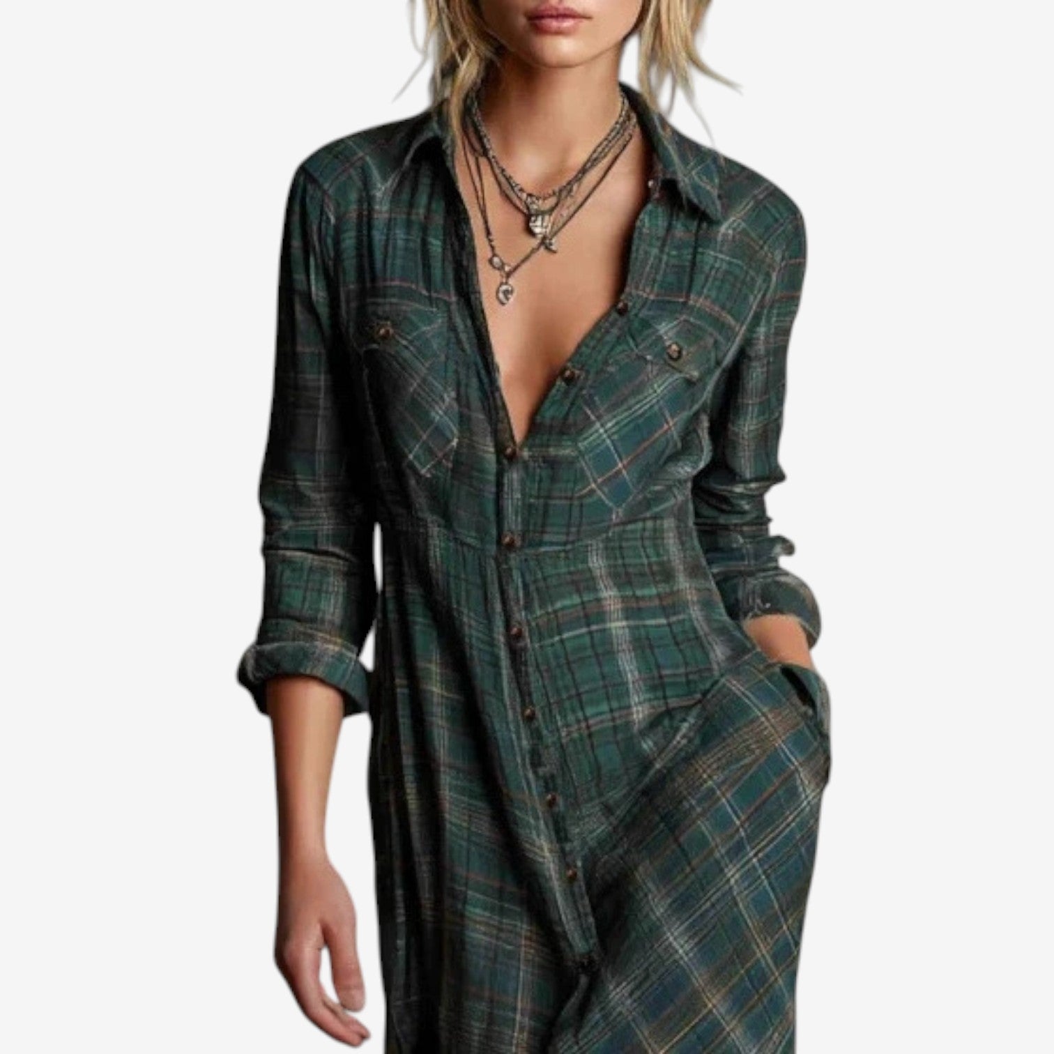 Cécile™ Maxi camicia senza tempo