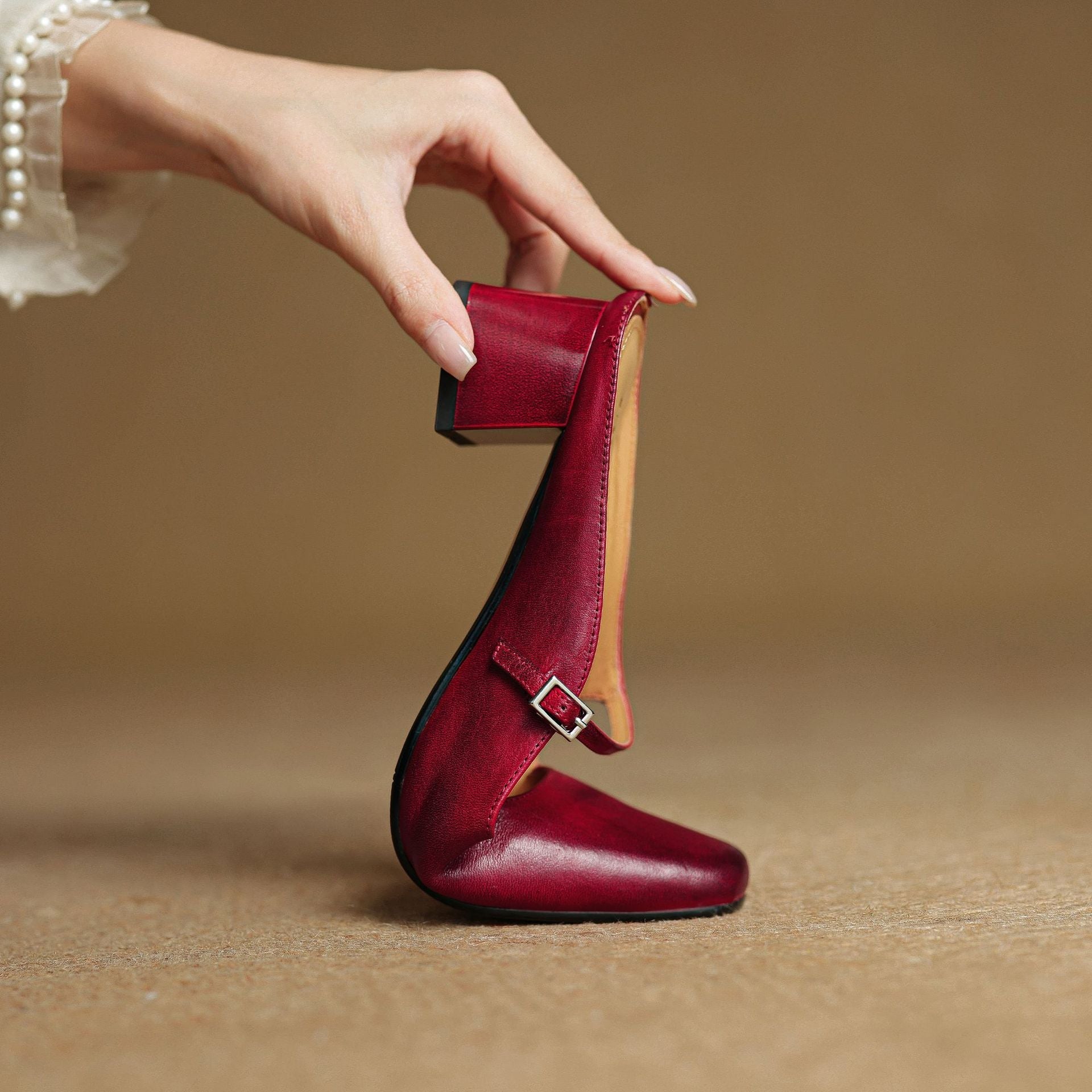 Meyra Leather Mules
