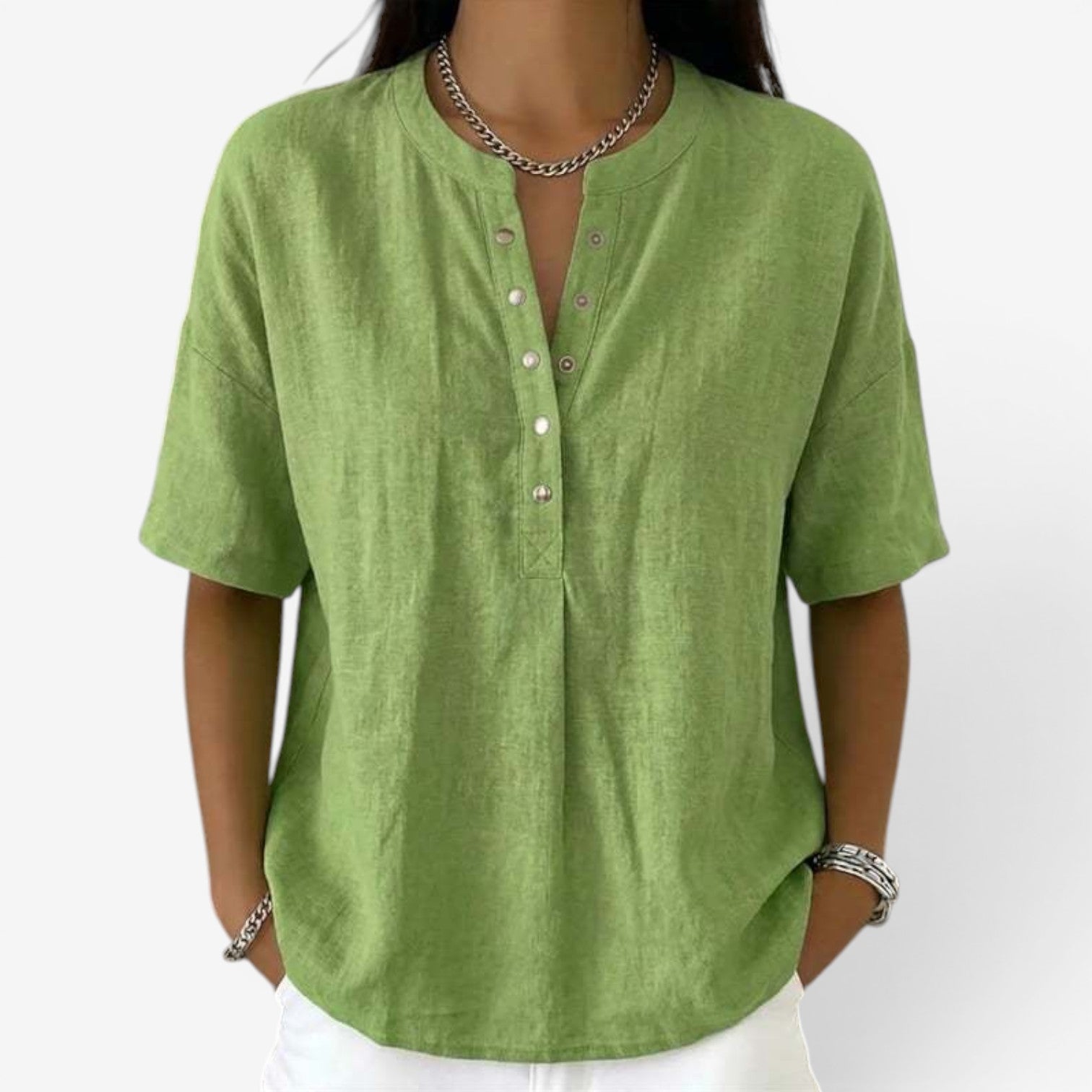 Kassandra™ Blusa in lino