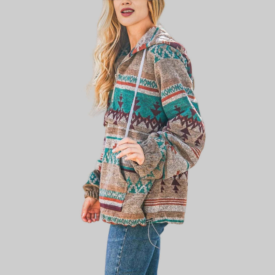 SAKU™ - Comfy Oversized Zip Up Long Sleeve Hoodie Sweatshirt