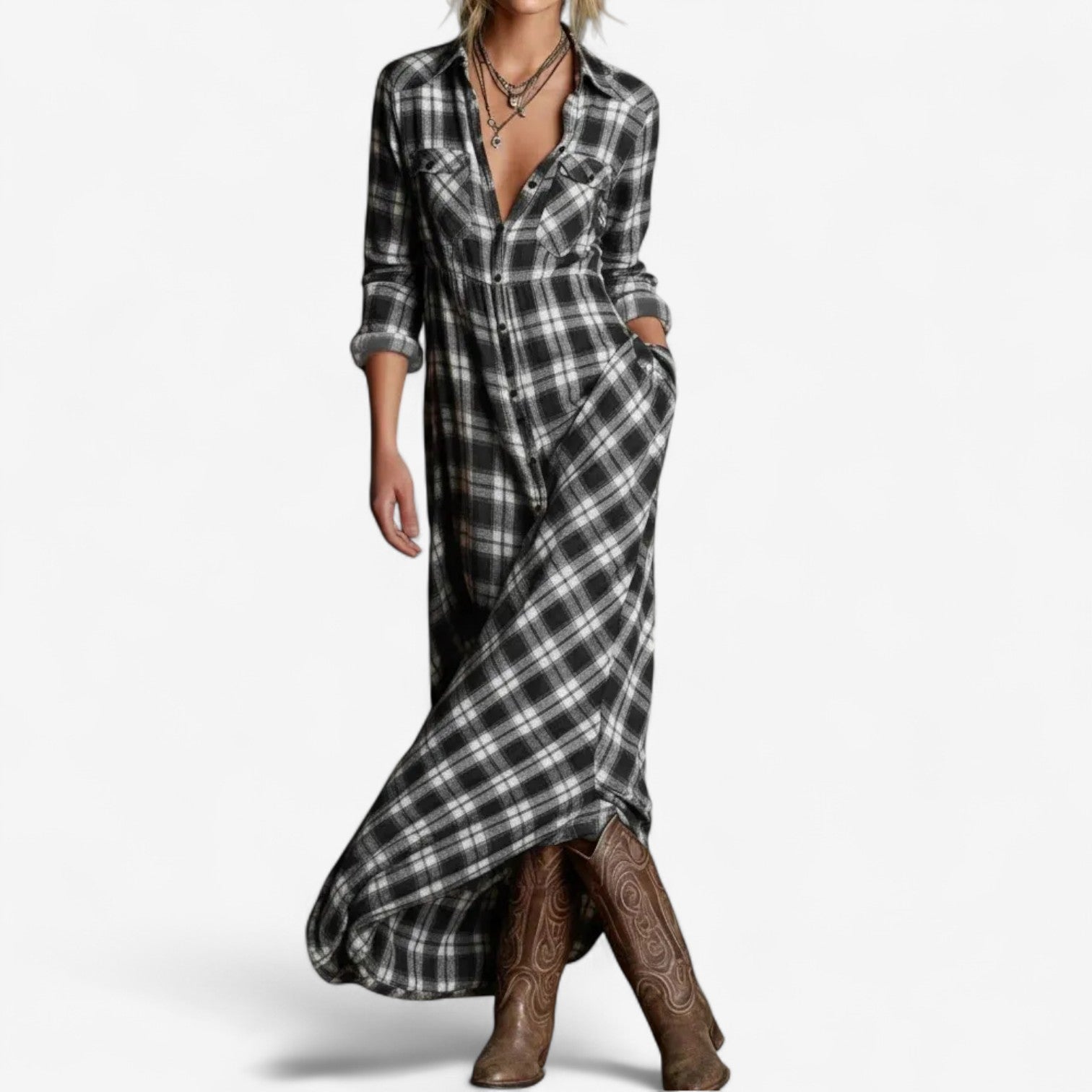 Cécile™ Maxi camicia senza tempo