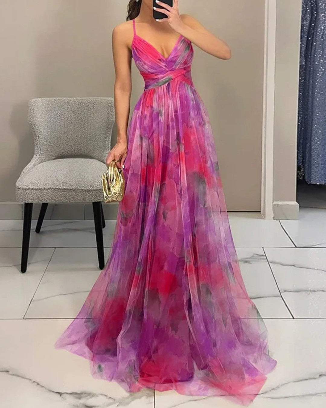 Giselle | Maxi Dress with Floral Print