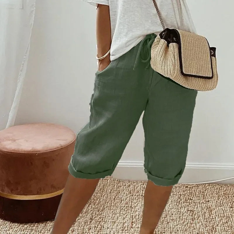 Kate I Soft-Touch Drawstring Shorts