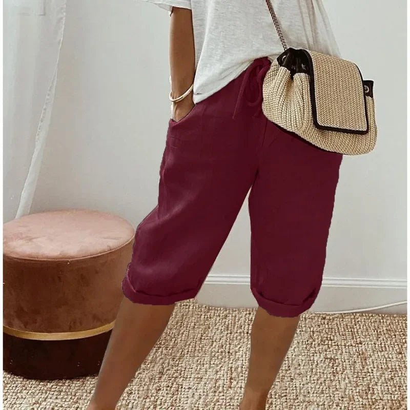 Kate I Soft-Touch Drawstring Shorts