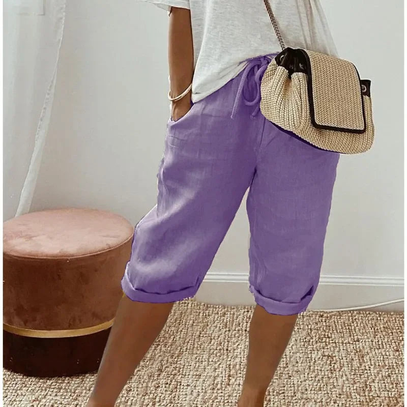 Kate I Soft-Touch Drawstring Shorts