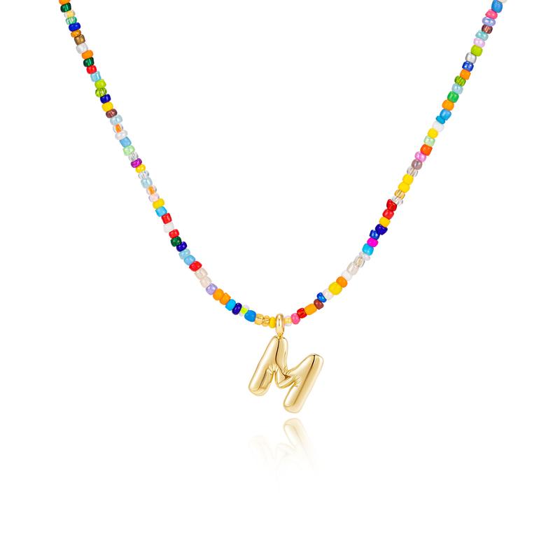 MACY™ - Colorful Bubble Letter Necklace