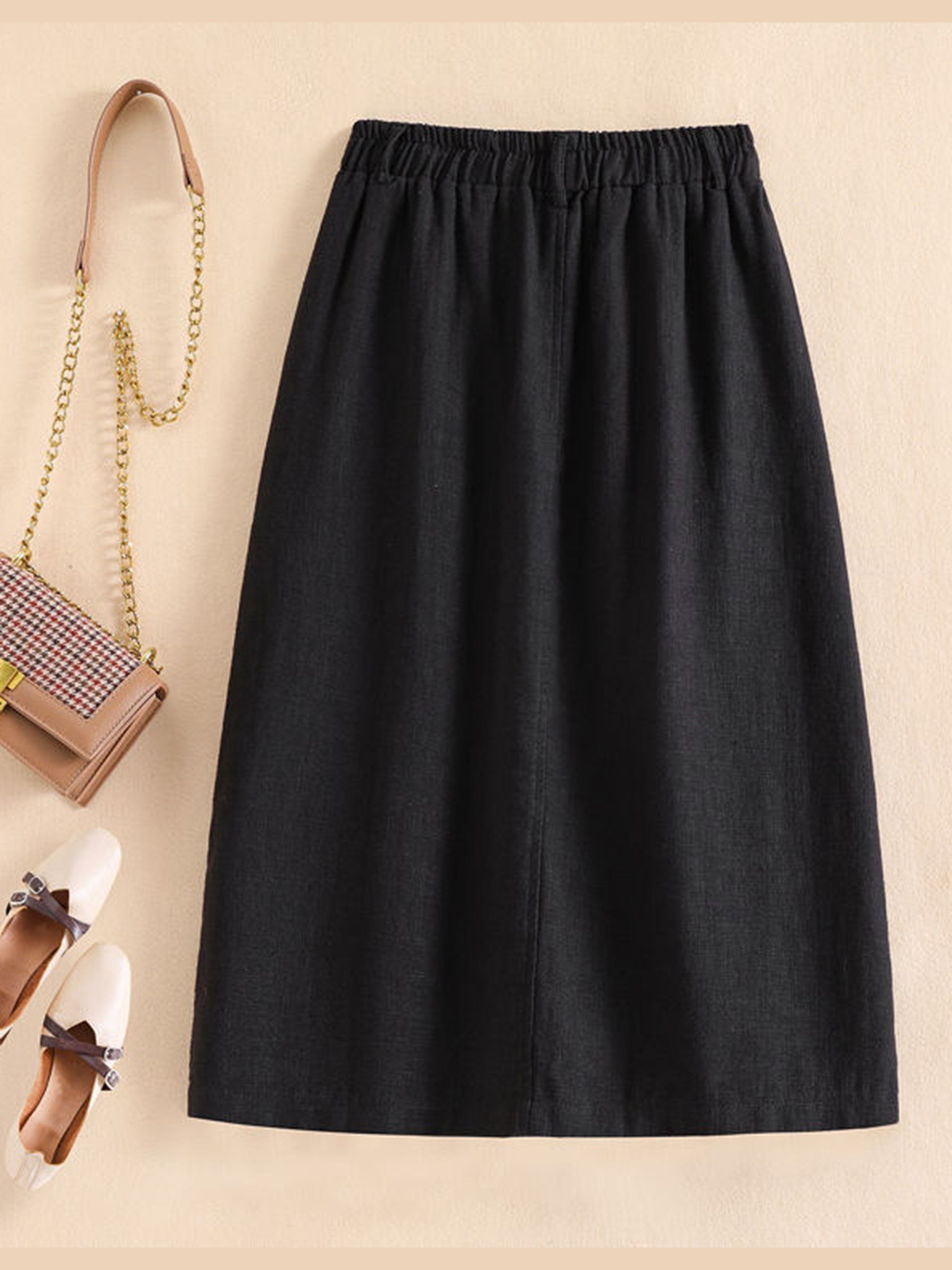 Helen I Linen Summer Skirt