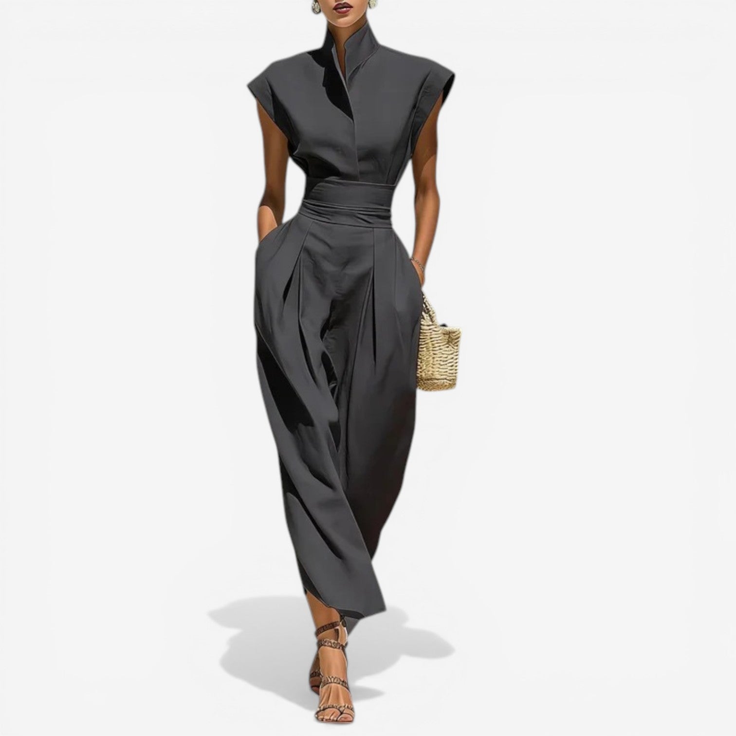 Addison™ Jumpsuit con collo alto