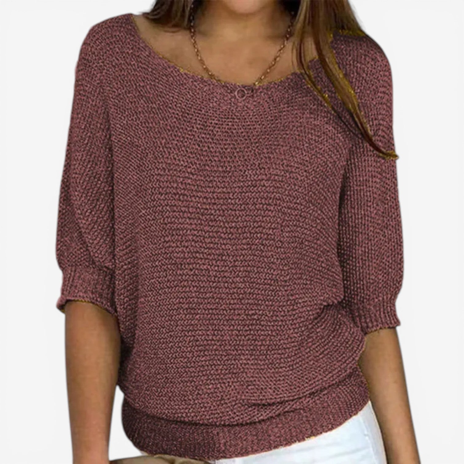 Kelsie™ Maglia casual morbida